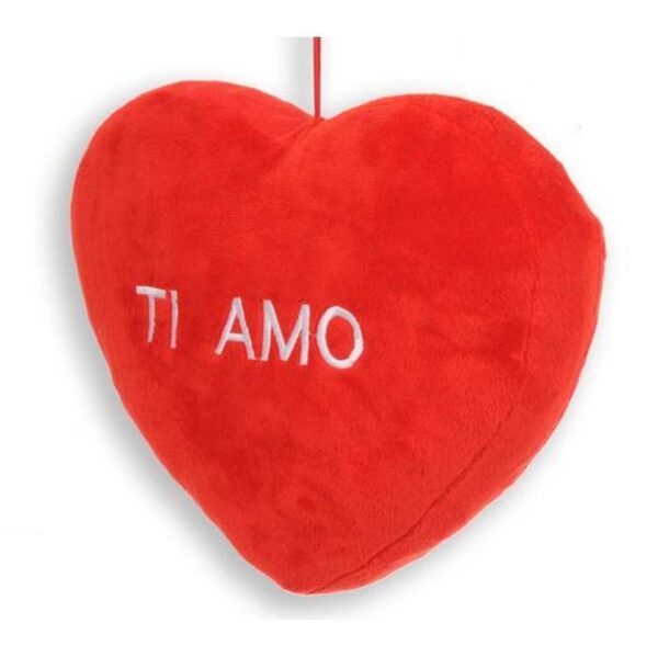 Cuscino cuore "Ti amo" 30cm