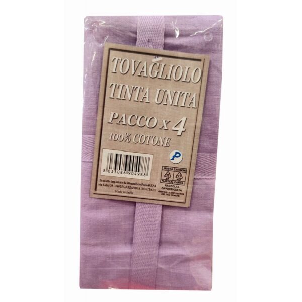Set 4 tovaglioli lilla