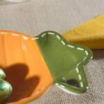 Piatto carota in ceramica - immagine 2