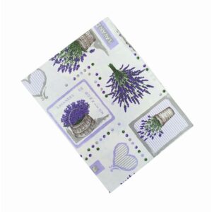 Tovaglia con lavanda e cuori (misure varie)