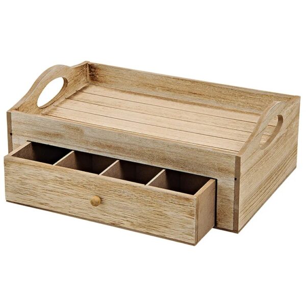 Box in legno con cassettino