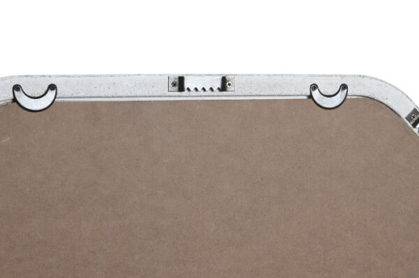 Specchio in legno bianco shabby con angoli lavorati - immagine 3