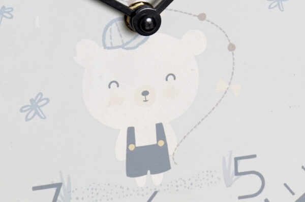 Orologio con orsetto azzurro - immagine 2