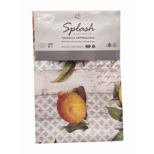 Tovaglia antimacchia con fiori e limoni (varie misure)