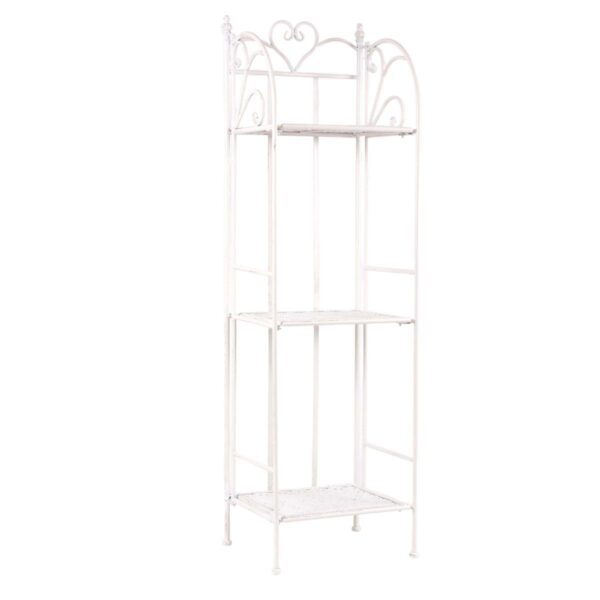 Scaffale in metallo 3 ripiani con cuore h.113cm