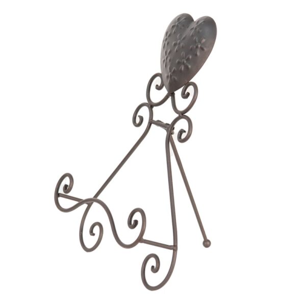 Leggio a cuore marrone corten - immagine 2