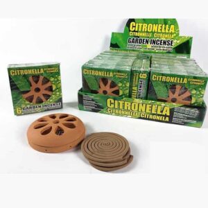 Kit coccio con 6 zampironi alla citronella