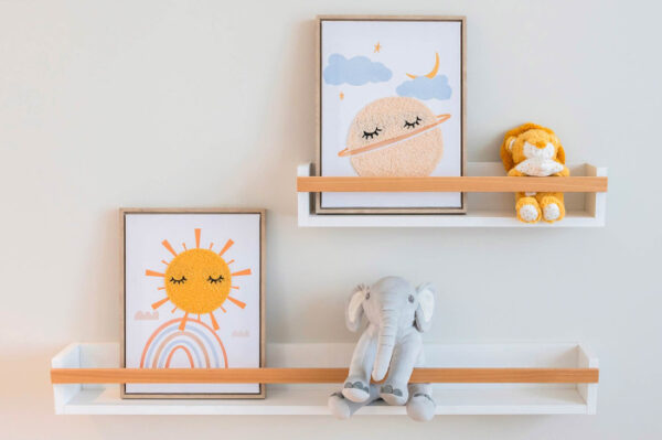 Quadro in tela per bambini con ricami - immagine 2