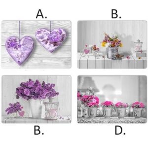 Tovaglietta americana PVC Shabby White