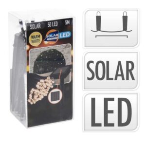 Ghirlanda luci LED con pannello solare