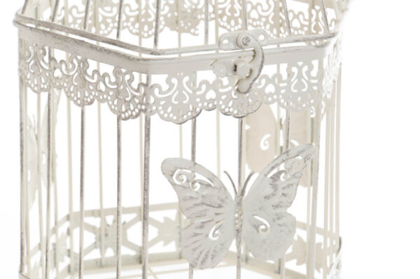 Gabbietta esagonale Butterfly in ferro - immagine 2