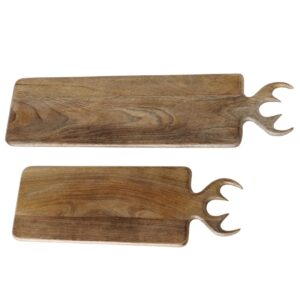 Tagliere in legno di mango cervo