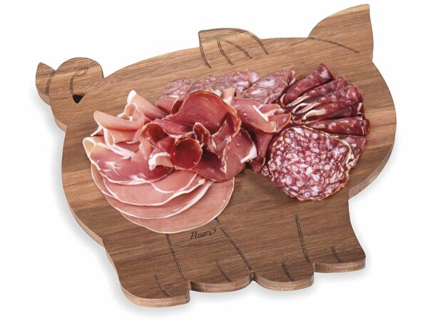Tagliere in legno a forma di maialino - immagine 3