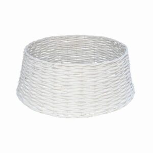 Copribase albero in vimini bianco 60cm