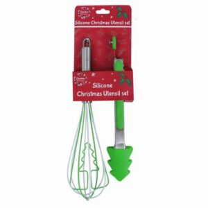 Set pinza e frusta a forma di alberino di Natale