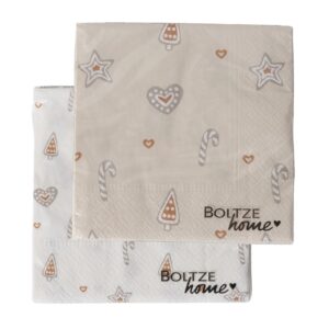 Tovaglioli Bakery 20pz con cuori e dolcetti