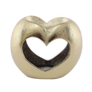 Diffusore in metallo a cuore oro