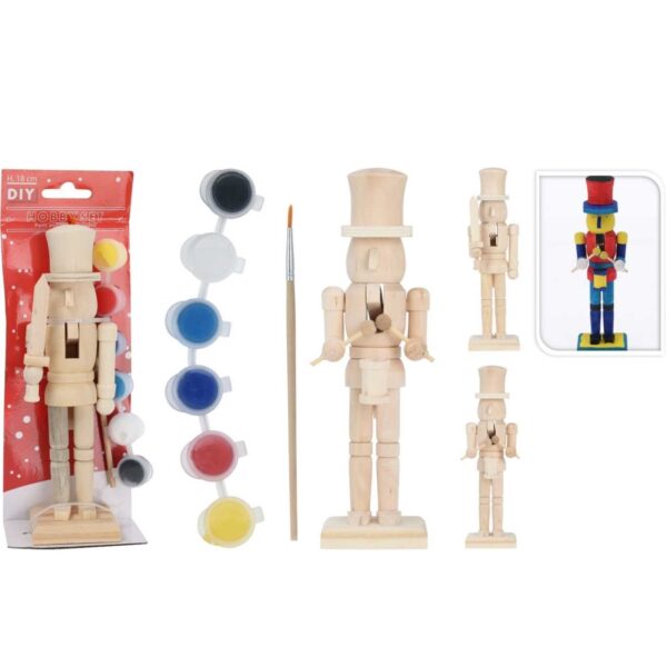 Forma Schiaccianoci in legno da dipingere