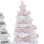 Alberino grigio o rosa con glitter - immagine 2