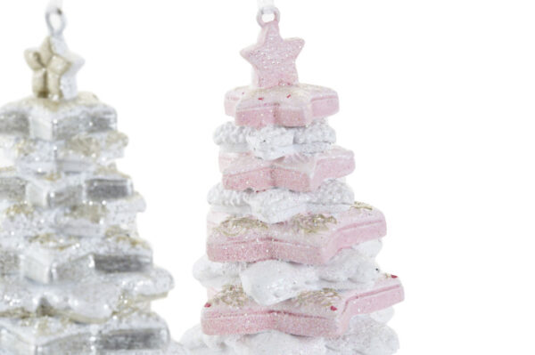 Alberino grigio o rosa con glitter - immagine 2