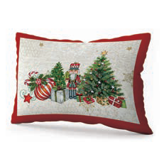 Cuscino schiaccianoci in gobelin glitter