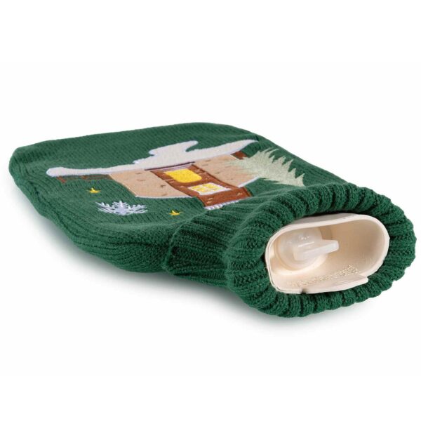 Borsa acqua calda Winter Village in maglia - immagine 2