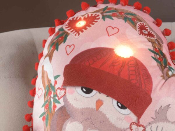 Cuscino sfoderabile con luci led Winter Love - immagine 3