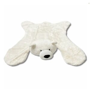 Tappeto Polar in eco-pelliccia bianco