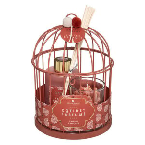 Gabbietta con diffusore e candela ai Frutti di Bosco