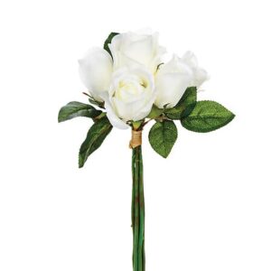 Bouquet di 7 rose bianco