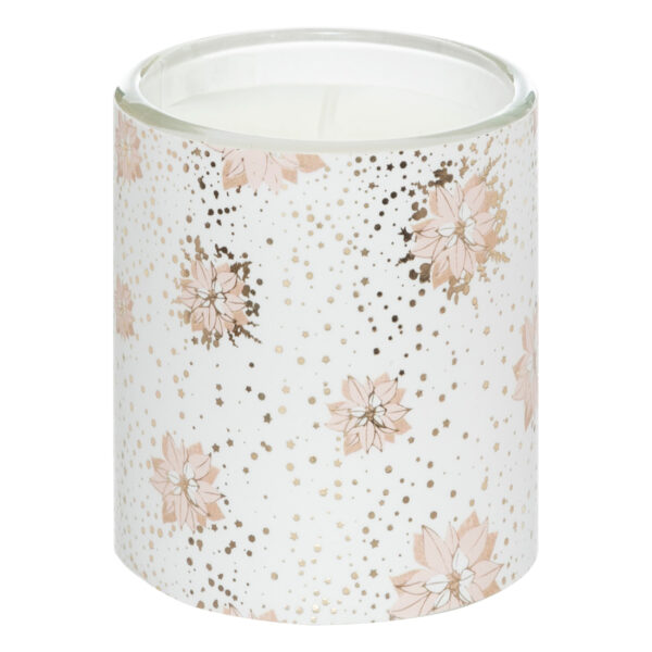Set 3 candele decorate al profumo di Perle di Rosa in scatola regalo - immagine 3