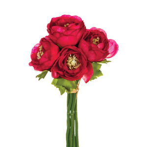 Mazzo di ranuncoli fucsia