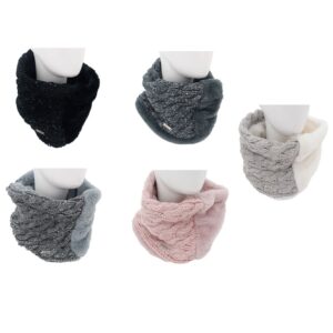 Collo donna a treccia con paillettes