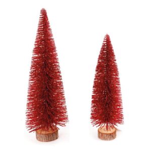 Alberello glitter rosso