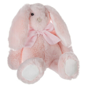 Coniglietto peluche rosa