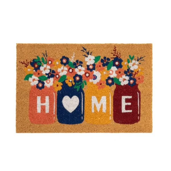 Zerbino Home con vasetti di fiori