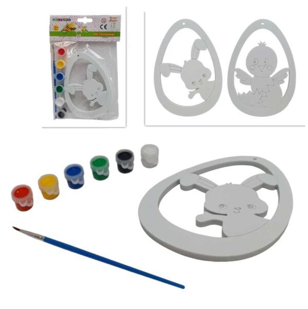 Forme Pasquali da colorare per bambini