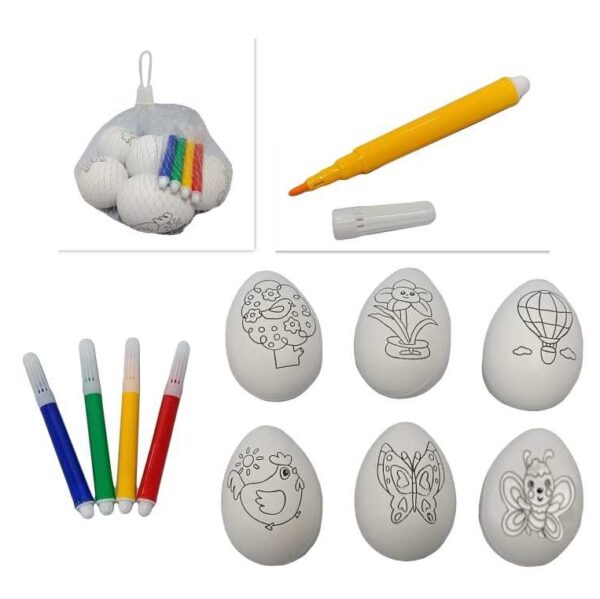 Ovetti di Pasqua da colorare per bambini