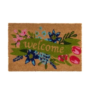 Zerbino Welcome con di fiori colorati