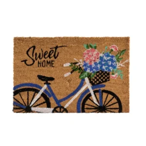 Zerbino Sweet Home con bici e fiori