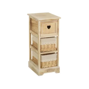 Mobiletto Country con 3 cassetti