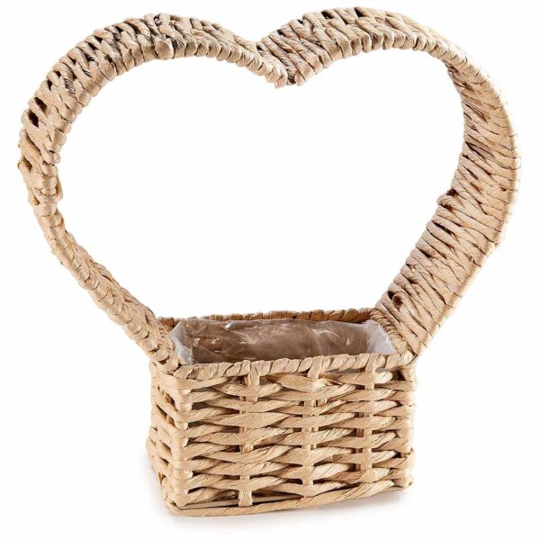 Cestino intrecciato a cuore