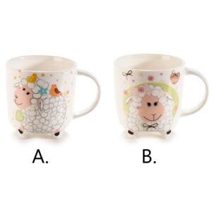 Tazza con piedini Pecorella Beeeeella