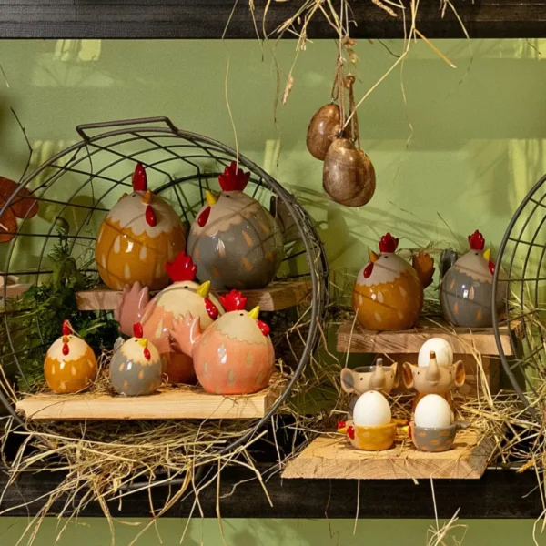 Gallinella Armanda in ceramica - immagine 2