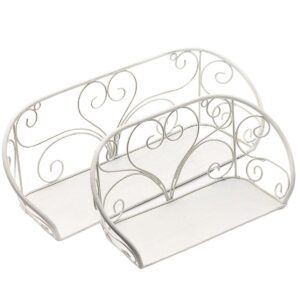 Mensola in metallo shabby con cuore