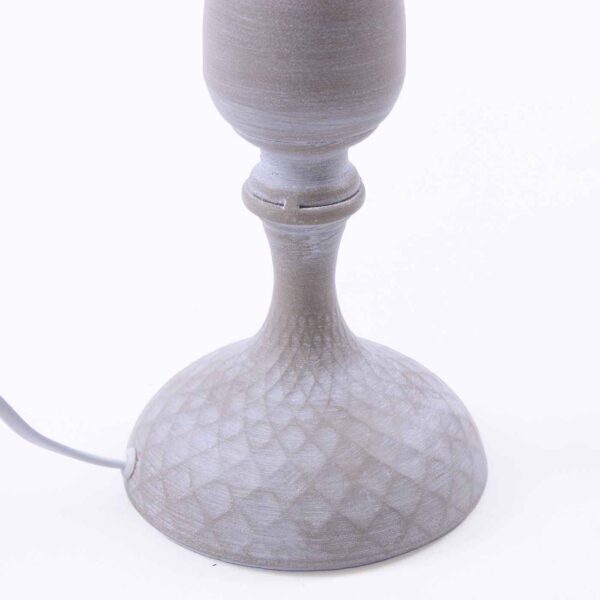 Lampada da tavolo in metallo con bombature h.51cm - immagine 3