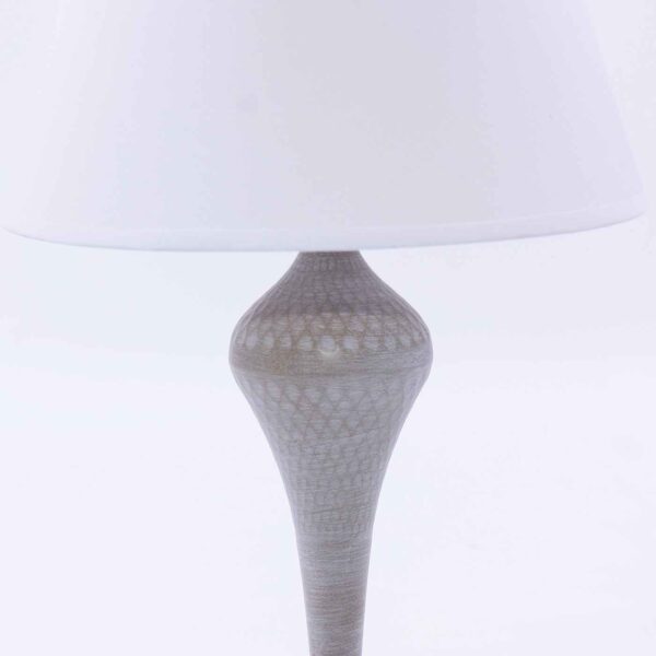 Lampada da tavolo in metallo bombato h.46cm - immagine 2