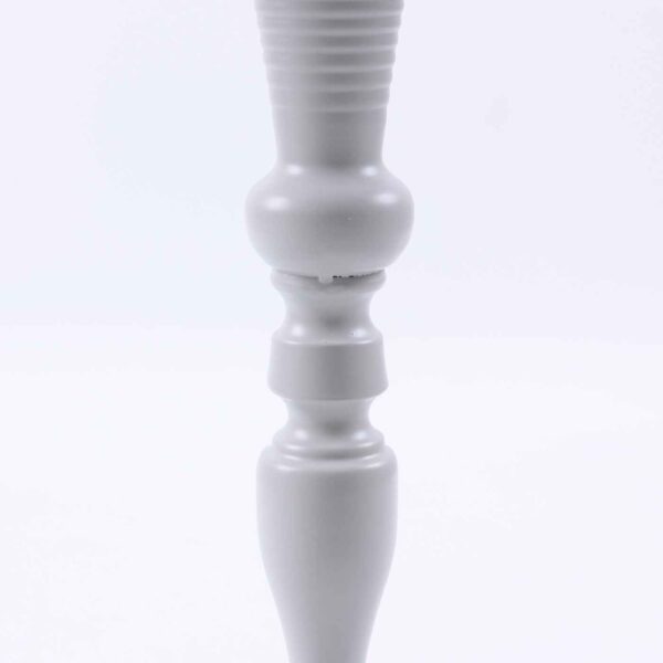 Lampada da tavolo in metallo grigio perla h.56cm o h.70cm - immagine 2