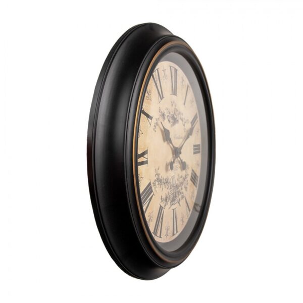 Orologio in metallo nero Paris - immagine 2