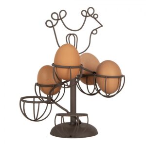 Galletto porta uova marrone